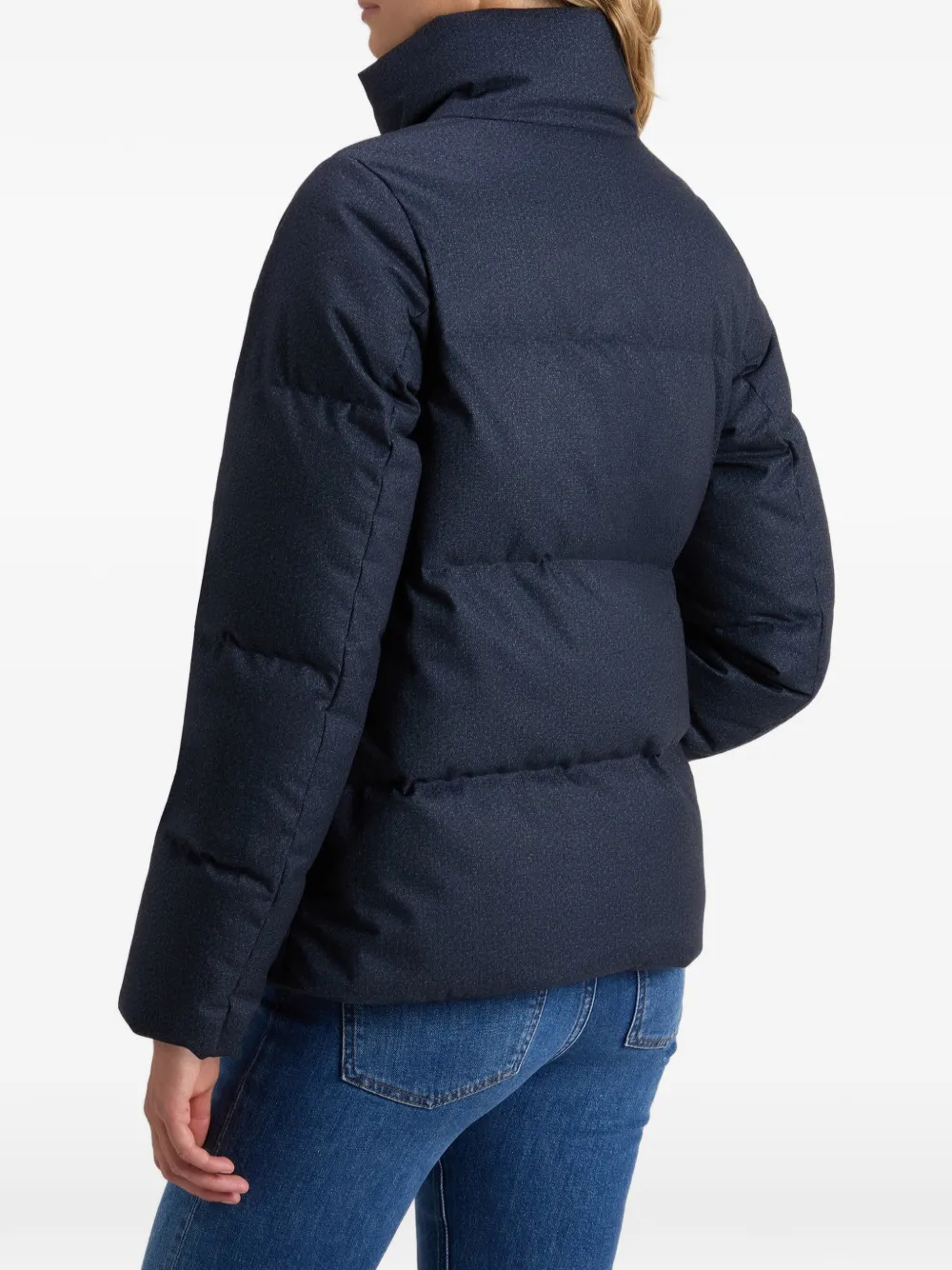 Woolrich padded high-neck jacket Blauw