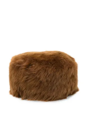 まっきー 新品！Saint Laurent Paris ハット ブラウン Saint Laurent（サンローラン）ウィメンズ 帽子｜ハット - FARFETCH
