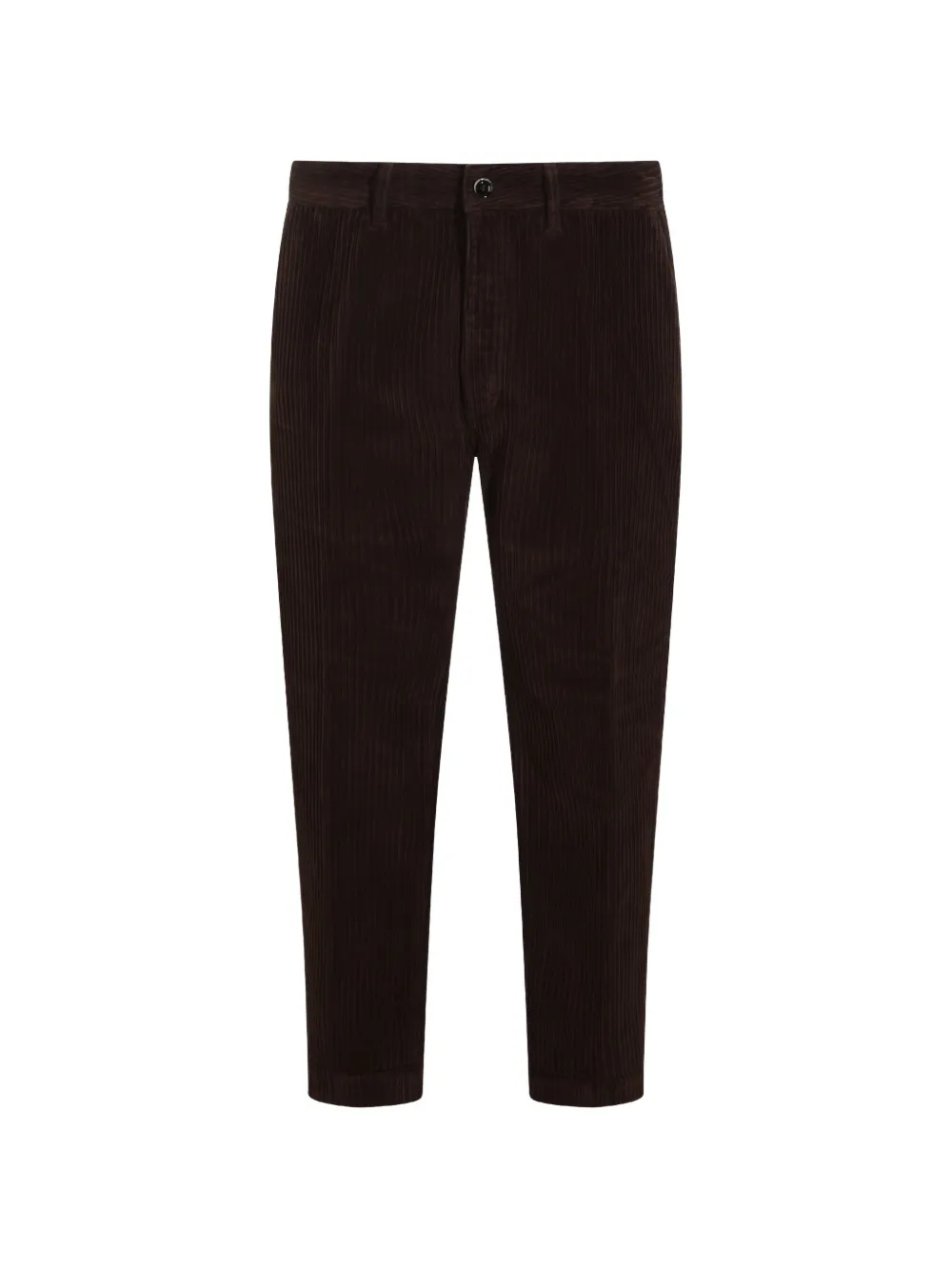 Nine In The Morning Corduroy-texture Trousers In Brown