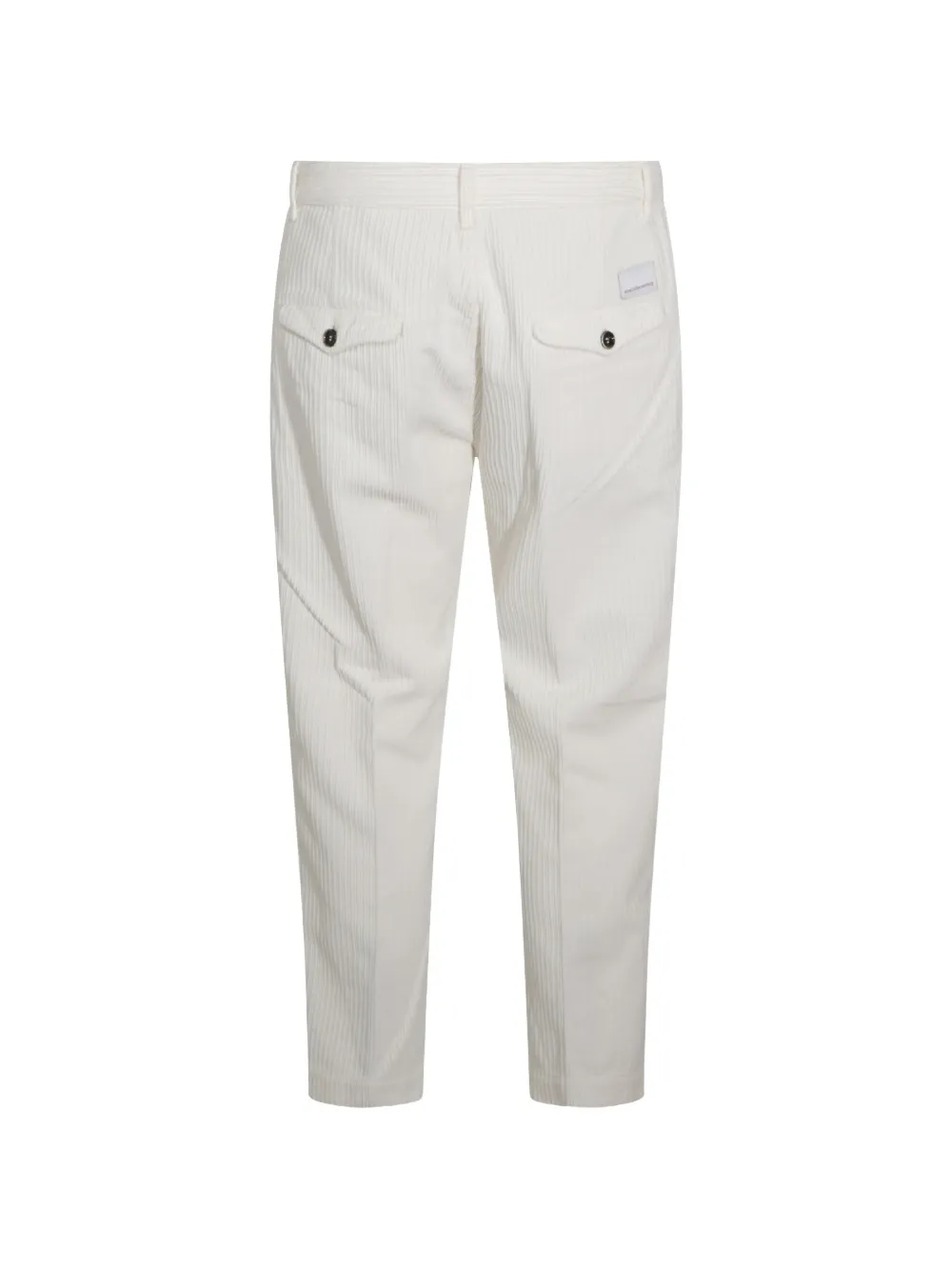 Nine In The Morning Ribfluwelen broek Wit