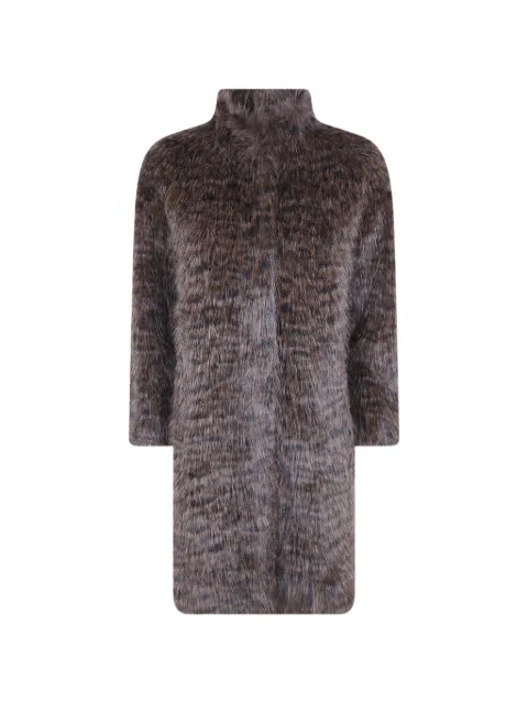 Betta Corradi leopard-print faux-fur coat