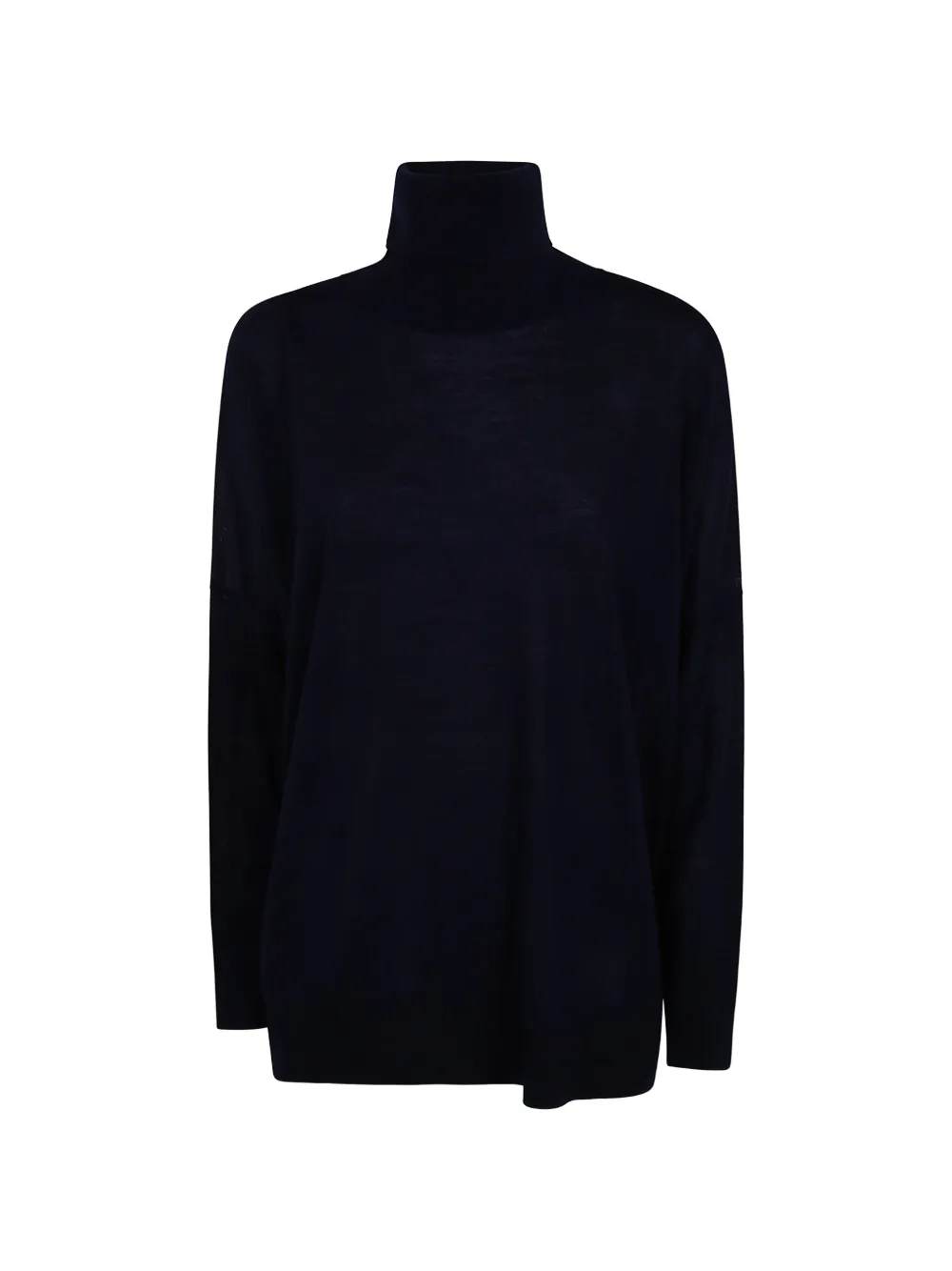 LABORATORIO CAPRI roll-neck wool sweater - Blau