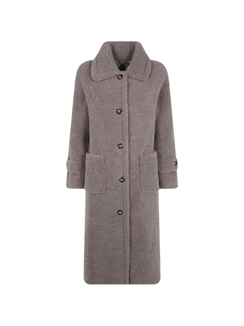 Betta Corradi button-up teddy coat