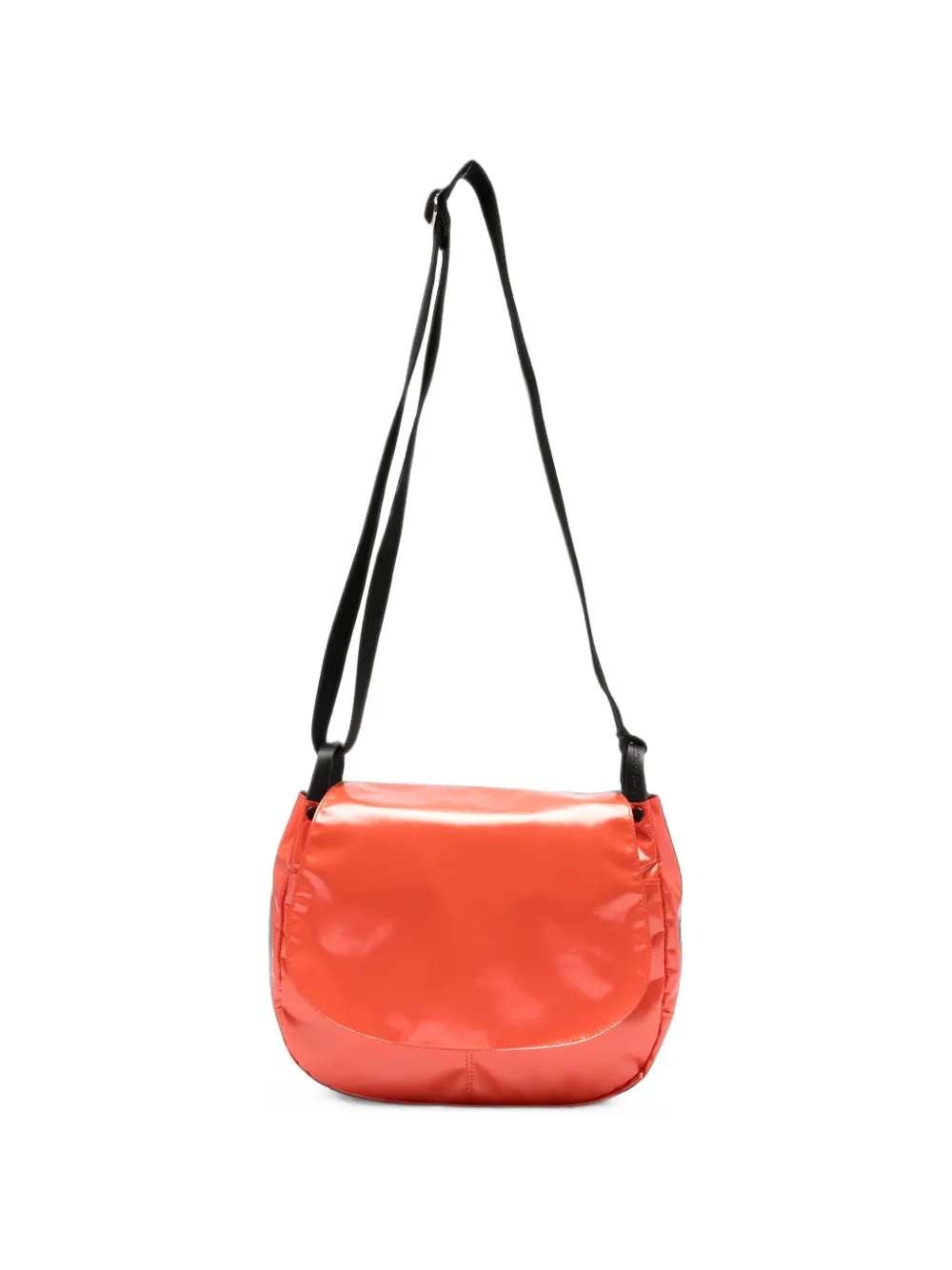 Jack Gomme Nico glossy-finish crossbody bag - Arancione