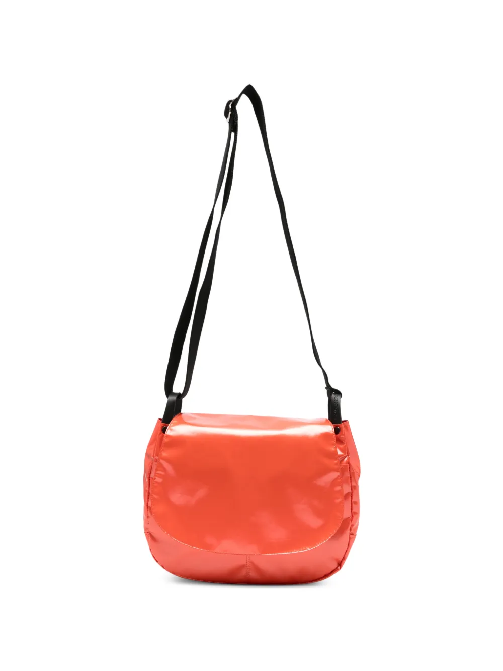 Jack Gomme Nico glossy-finish crossbody bag - Arancione