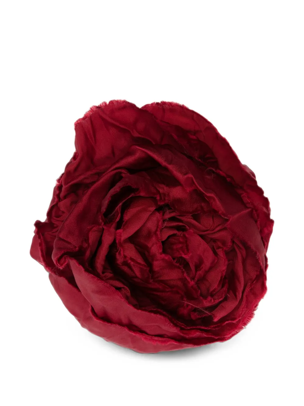 Maria Calderara floral-motif frayed-edge brooch
