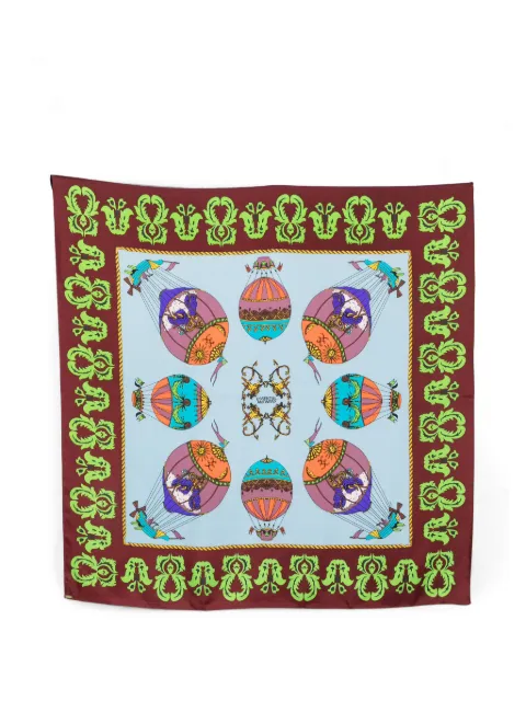 Essentiel Antwerp foulard en soie à imprimé graphique