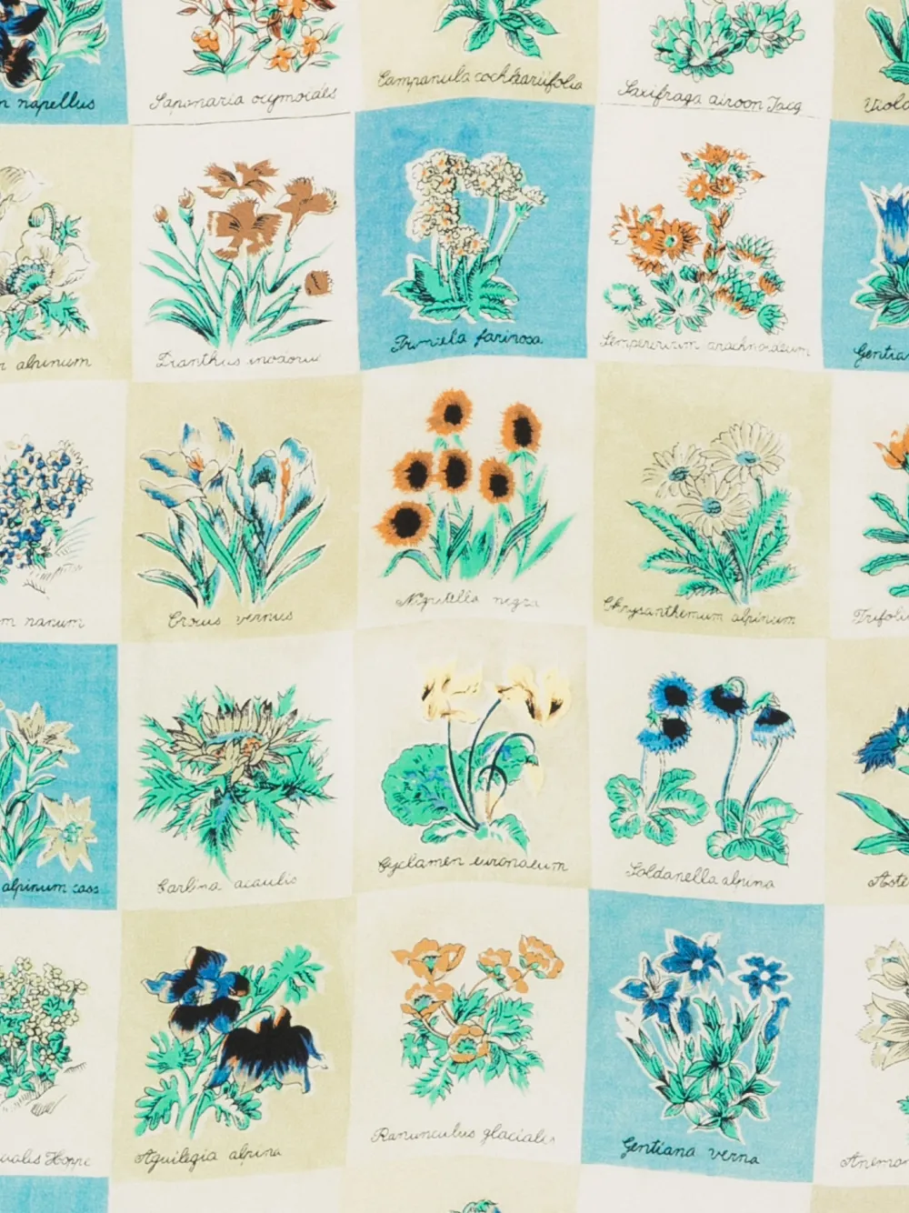 Paul Smith Sjaal met bloemenprint Bruin
