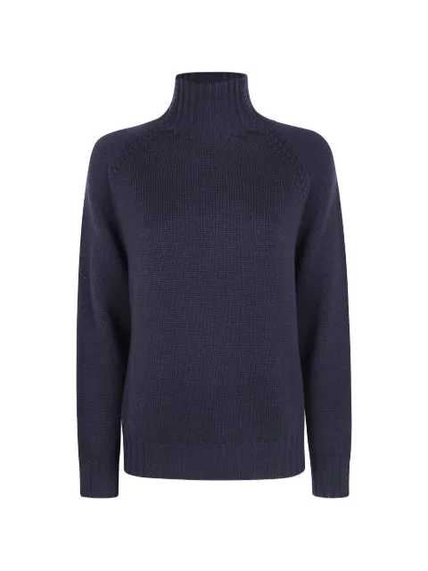 Rossopuro cable-knit high-neck sweater
