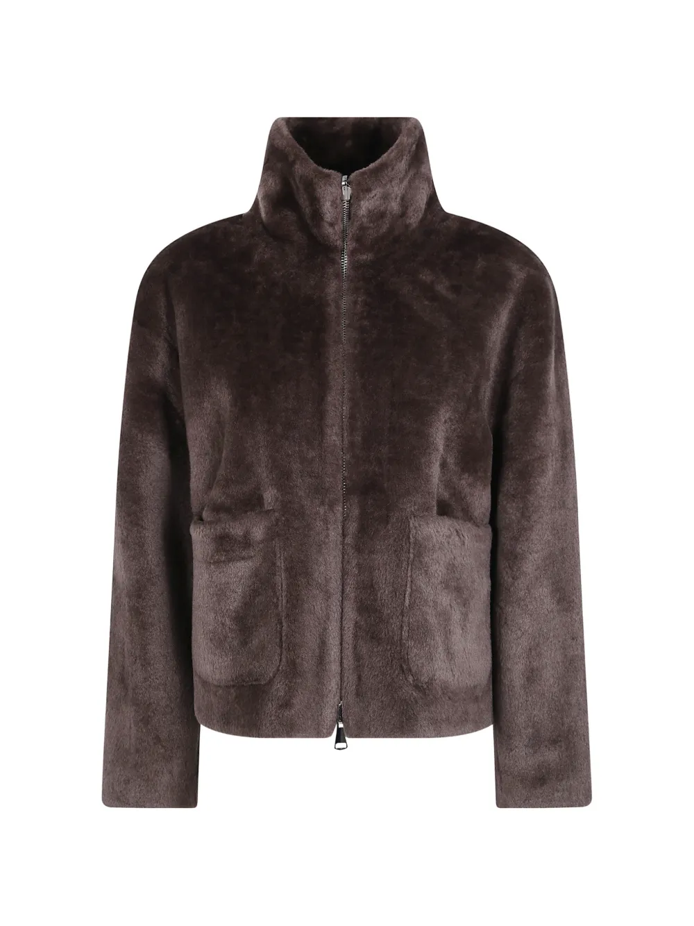 Betta Corradi reversible faux-fur jacket - Marrone