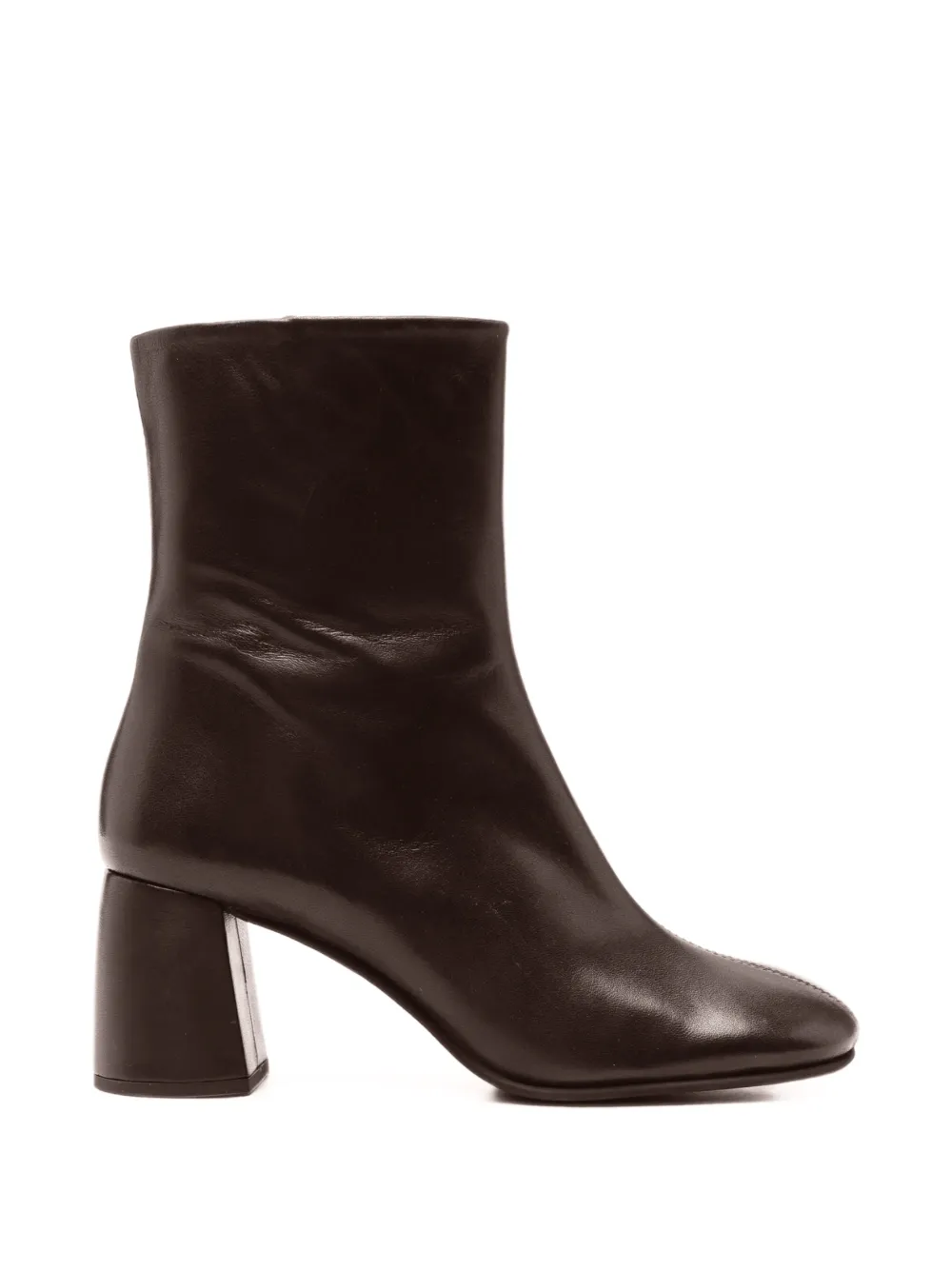 POEVE Thea side-zip block-heel boots
