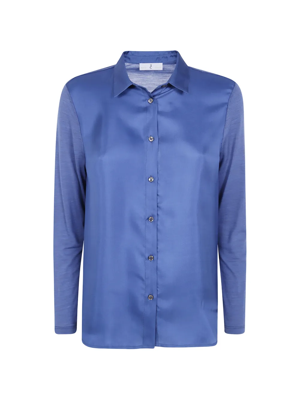 Why Ci panelled long-sleeve shirt