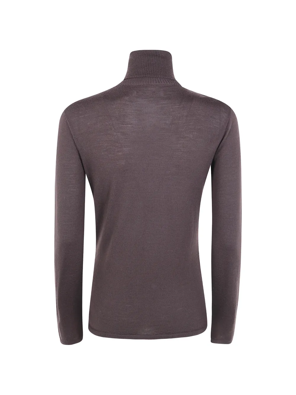 D.Exterior Wollen gebreid vest met col Bruin