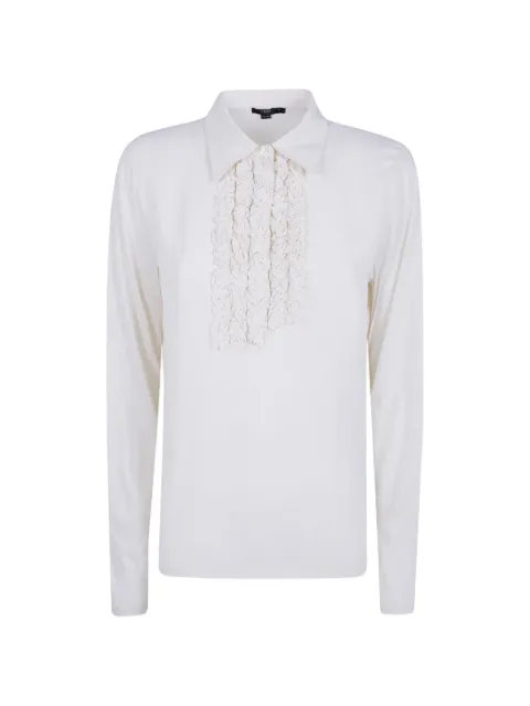 Seventy ruffled-bib shirt