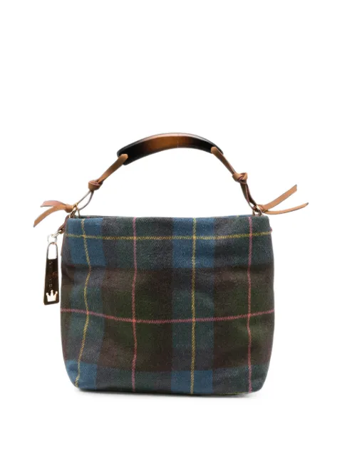 la milanesa tartan-check tote bag