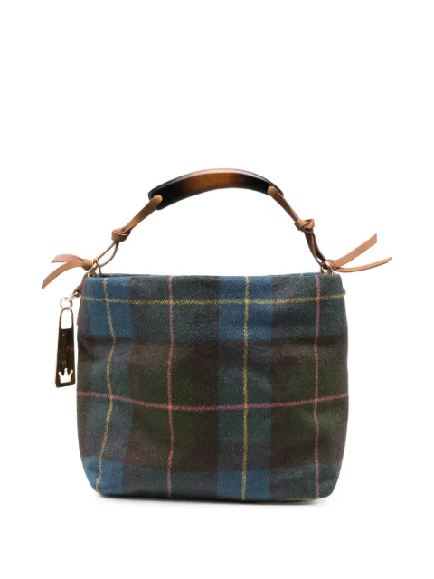 la milanesa tartan-check tote bag