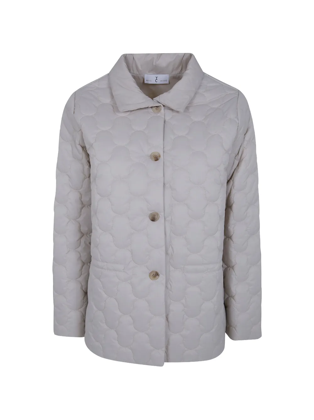 Why Ci quilted button-up puffer jacket