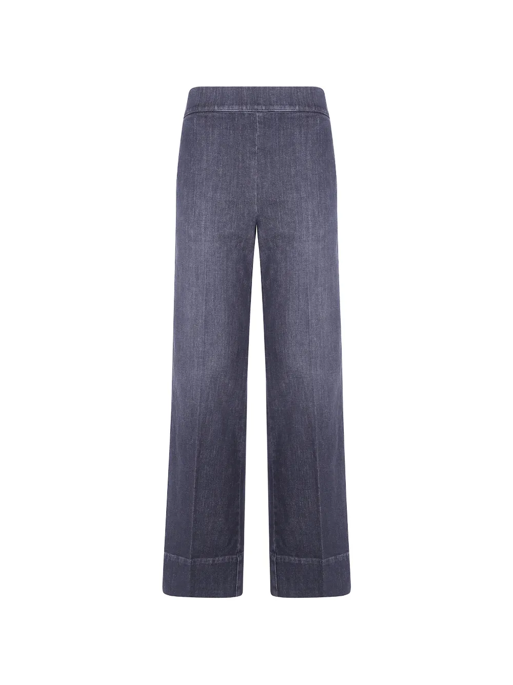 CIGALAS elasticated-waist wide-leg jeans - Nero