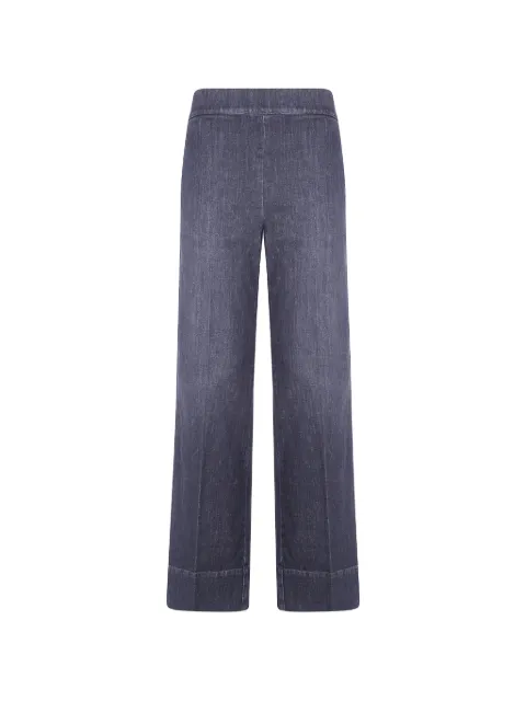 CIGALAS elasticated-waist wide-leg jeans