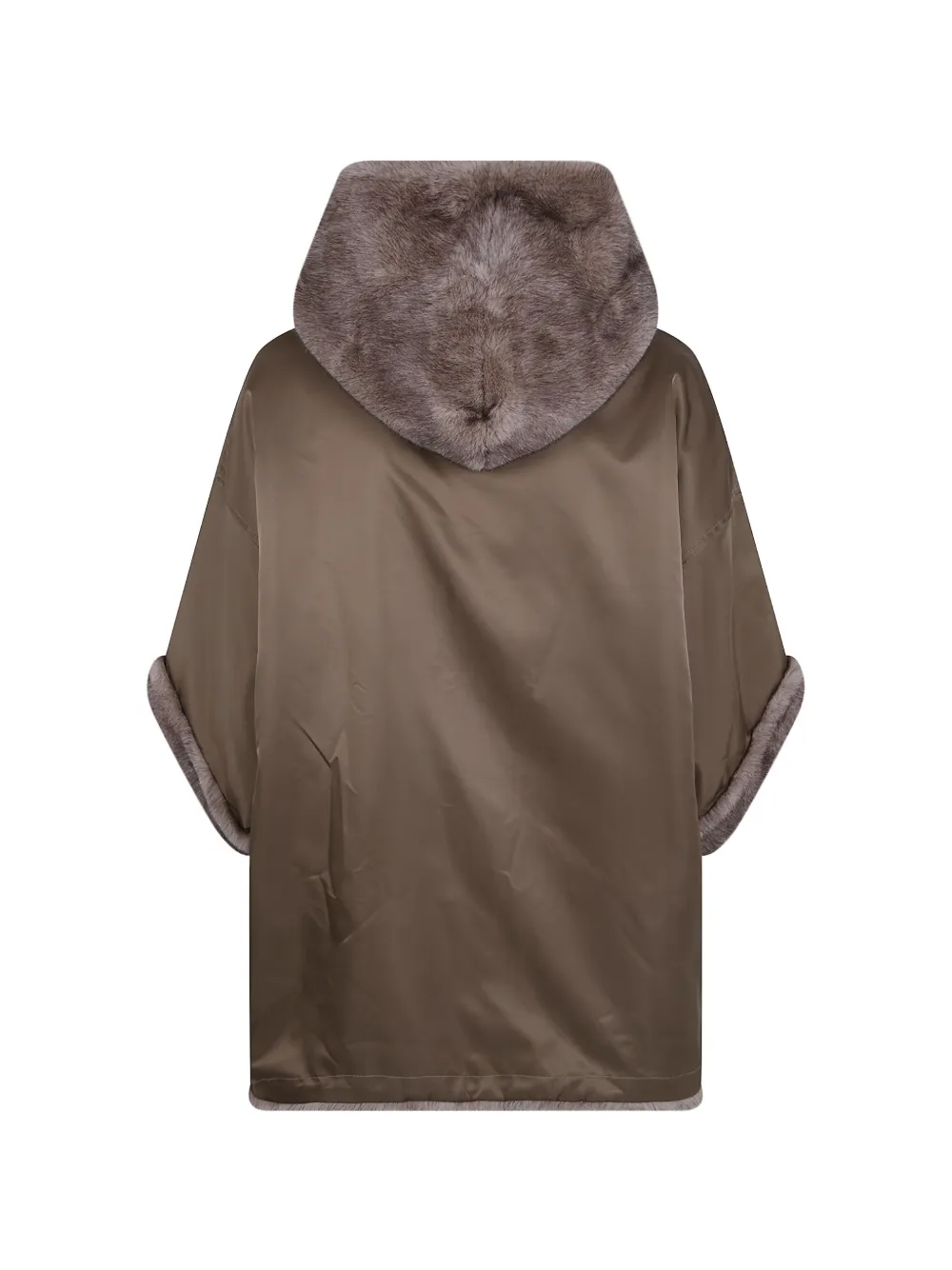 Betta Corradi Jas met imitatiebont Bruin