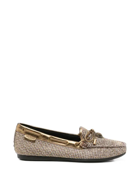 Kurt Geiger London Eagle houndstooth loafers