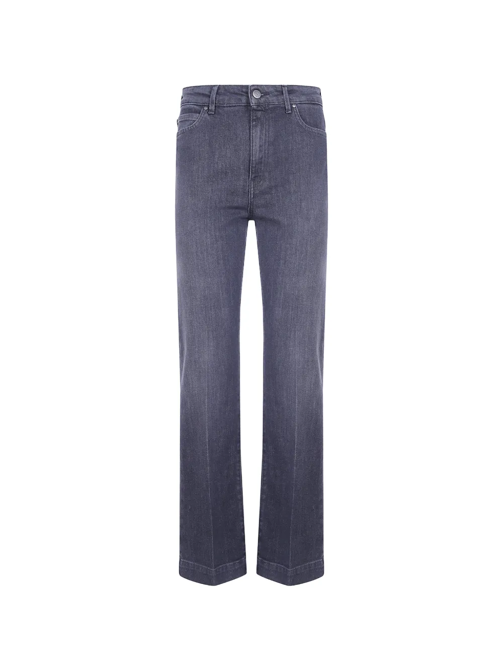 CIGALAS pressed-crease five-pocket jeans - Grau