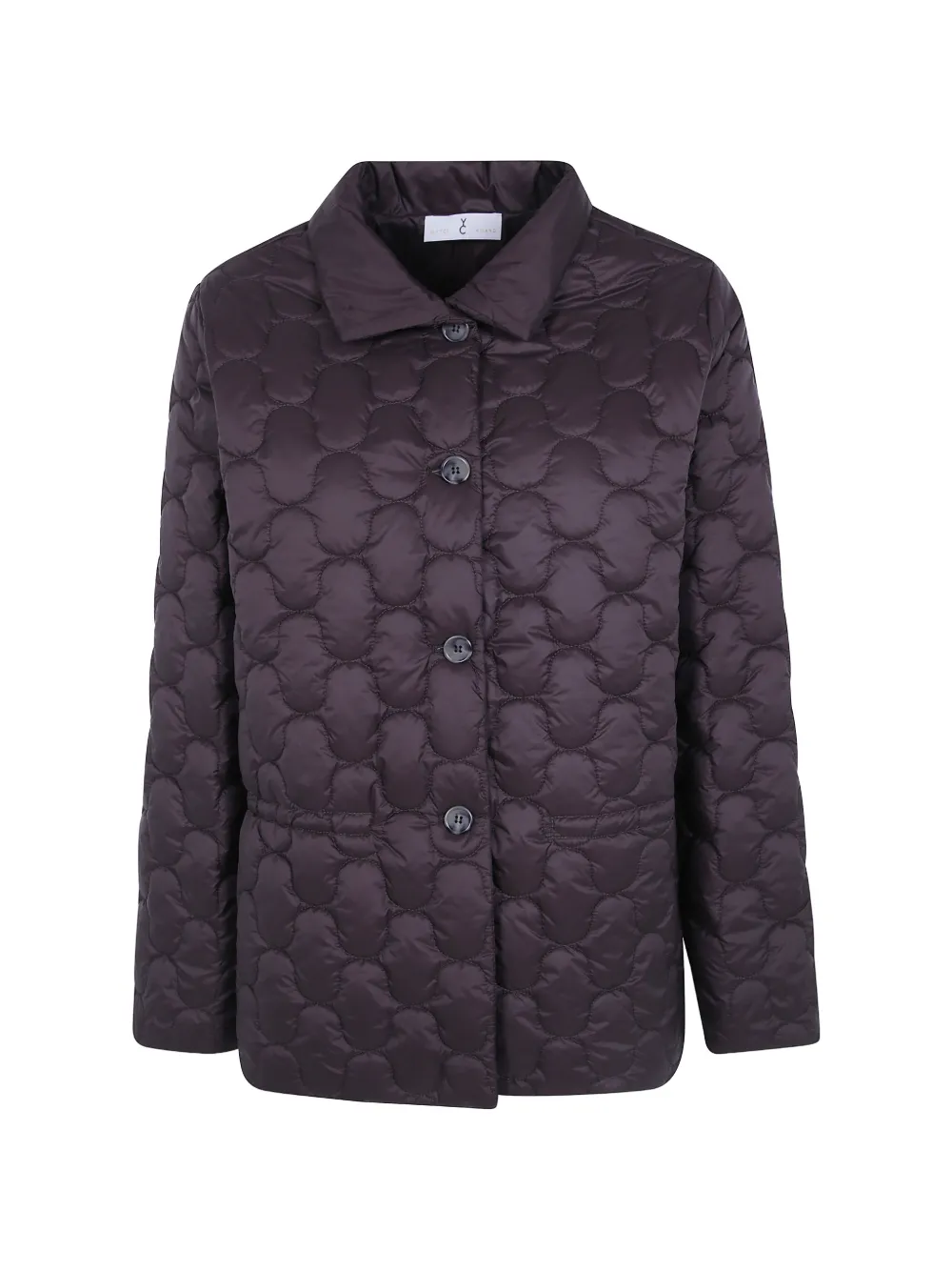 Why Ci quilted button-up jacket - Braun