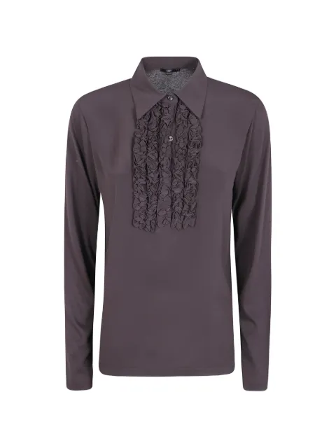 Seventy ruffled long-sleeve shirt