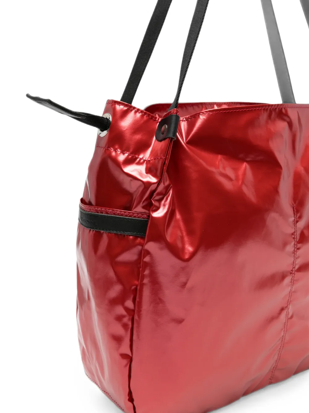 Jack Gomme Levant schoudertas met metallic-effect Rood