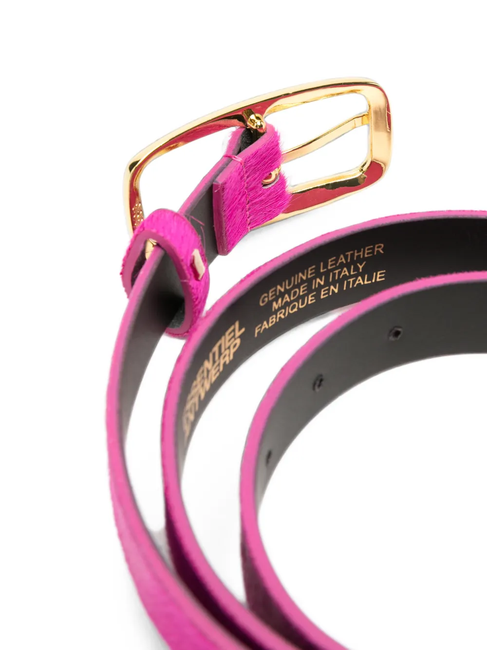 Essentiel Antwerp textured belt Roze