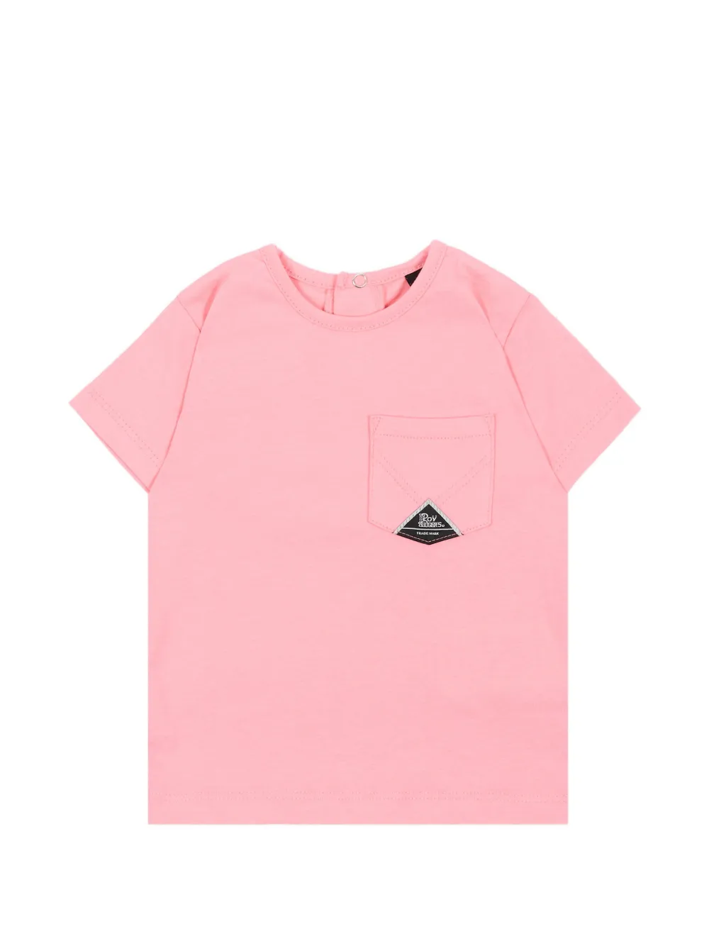 Roy Rogers Kids T-shirt met logopatch Roze