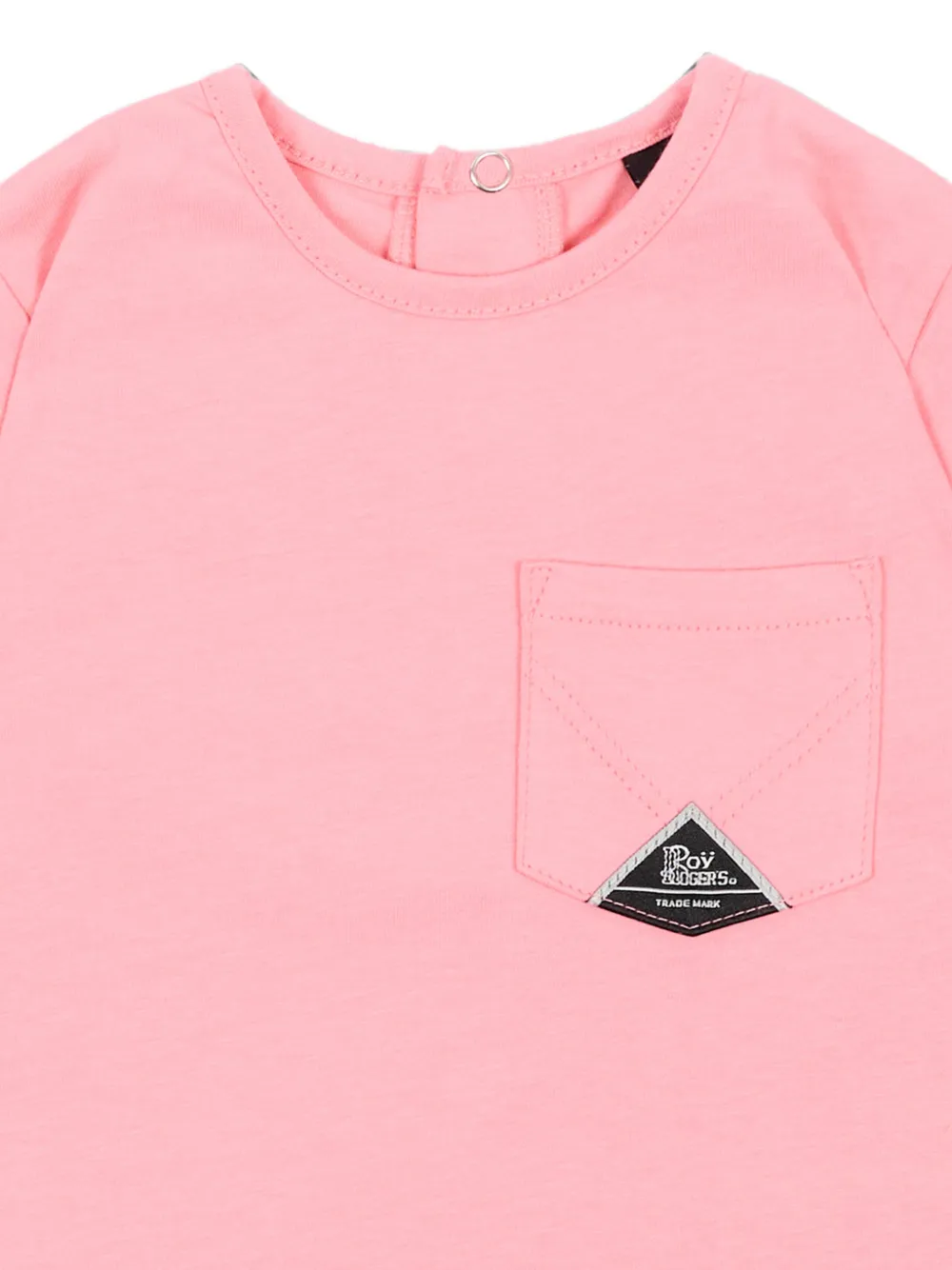 Roy Rogers Kids T-shirt met logopatch Roze