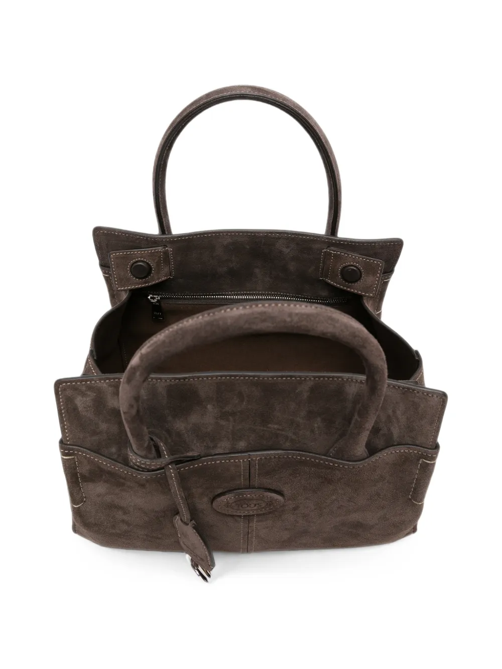 Tod's Di suède shopper Bruin