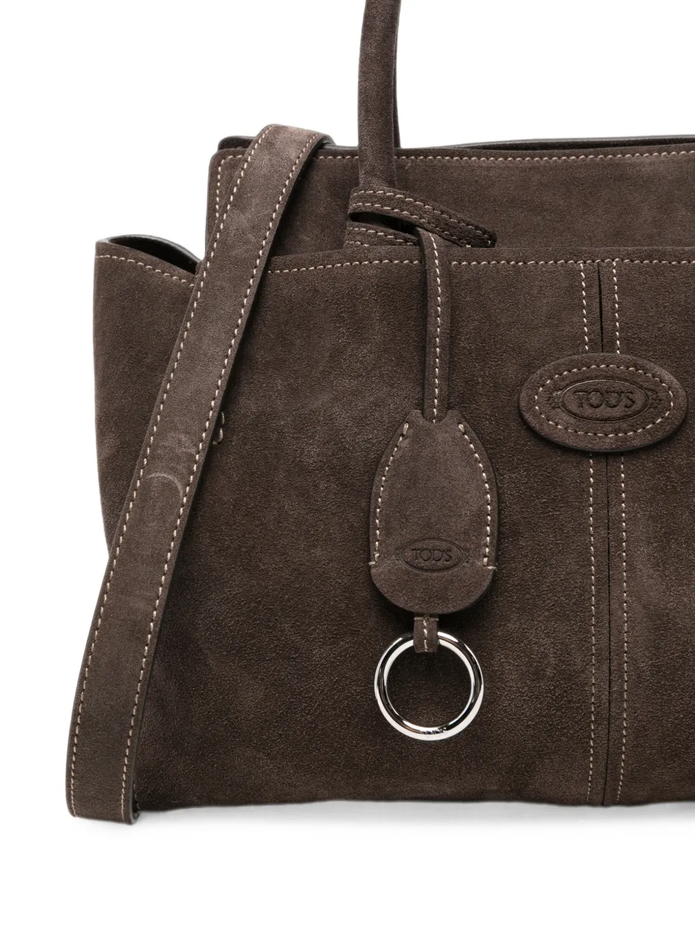 Tod's Di suède shopper Bruin