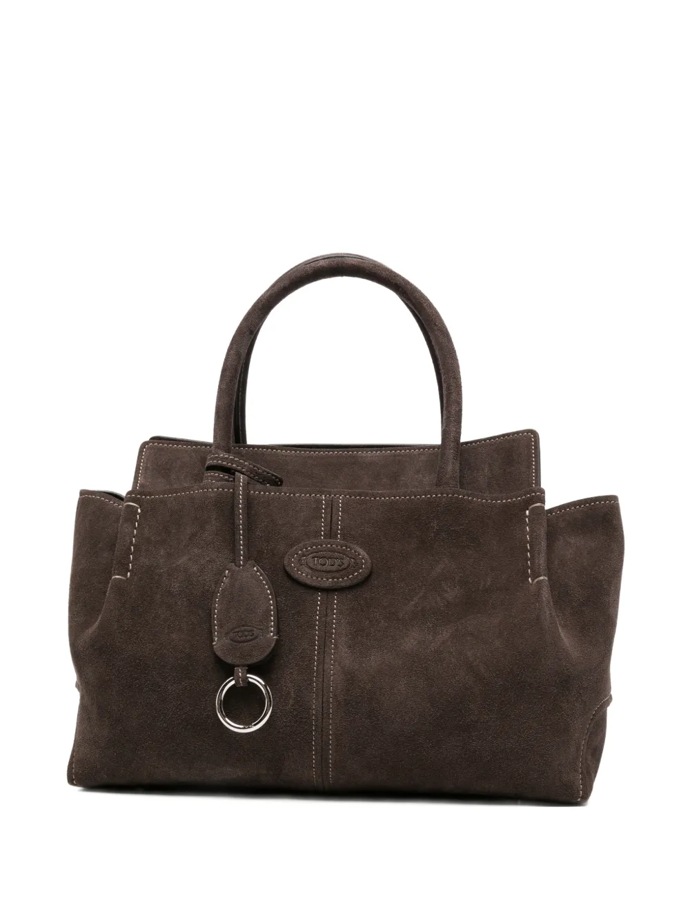 Tod's Di suede tote bag - Marrone