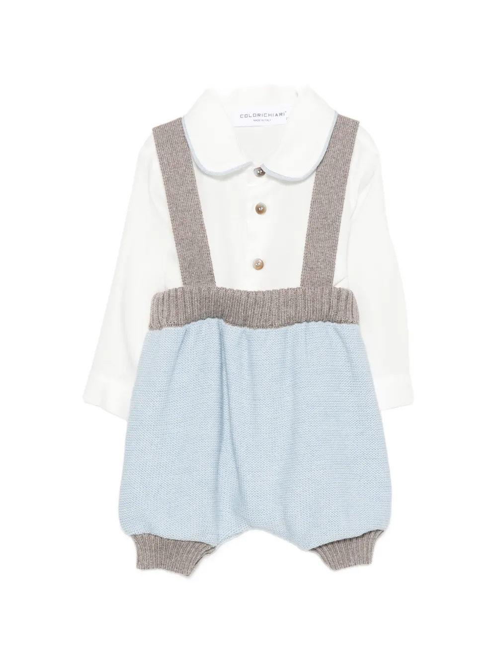 Colorichiari Kabelgebreide broek Wit