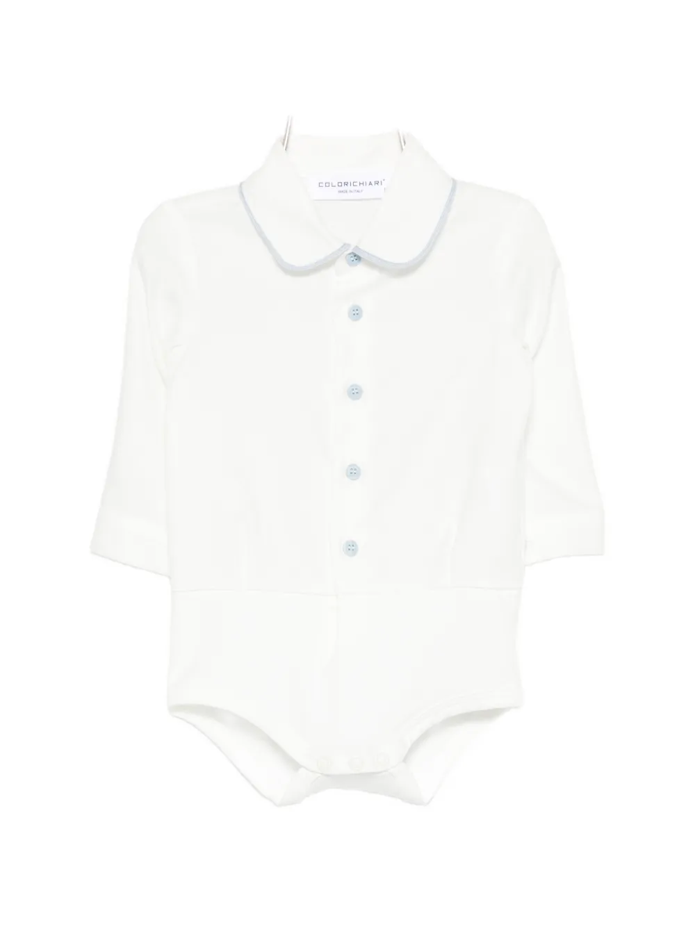 Colorichiari Gebreide broekset met patchwork Wit