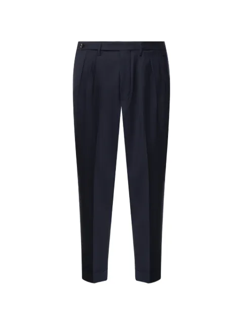 michael coal pleated-detail tailored trousers