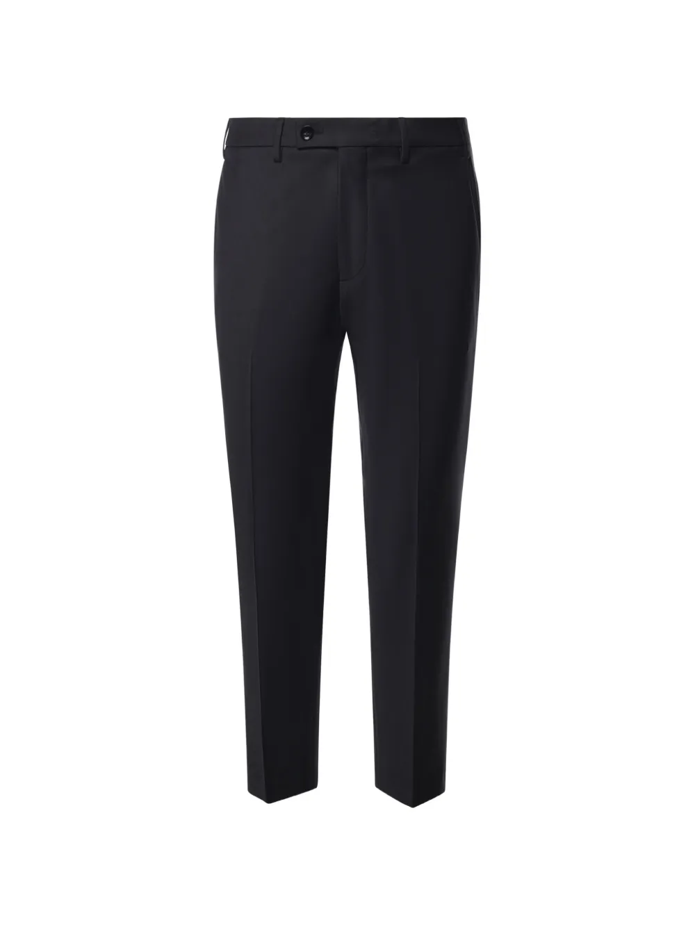 Michael Coal Pressed-crease Tailored Trousers In Schwarz