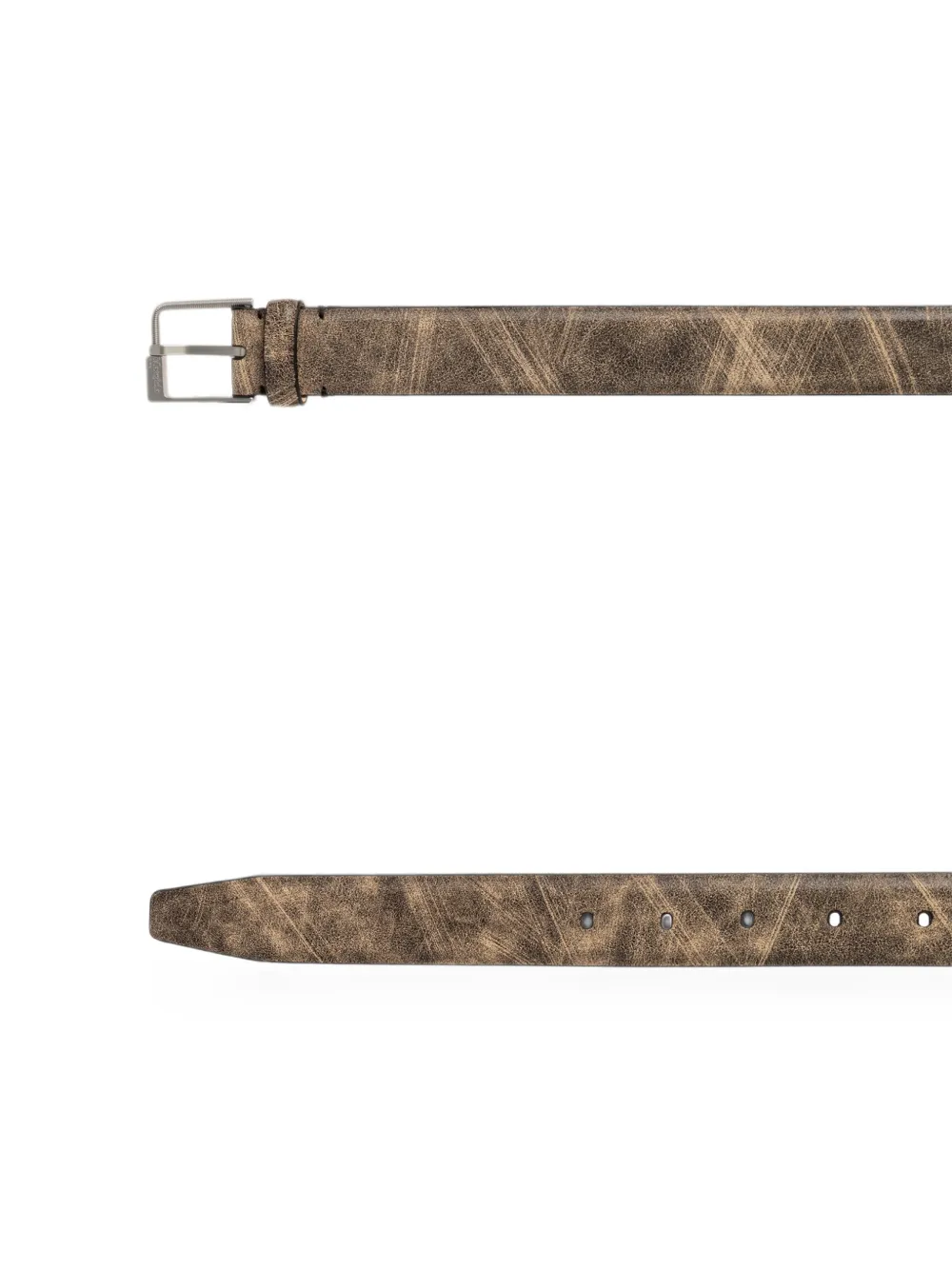 Maison Margiela Leren riem Bruin