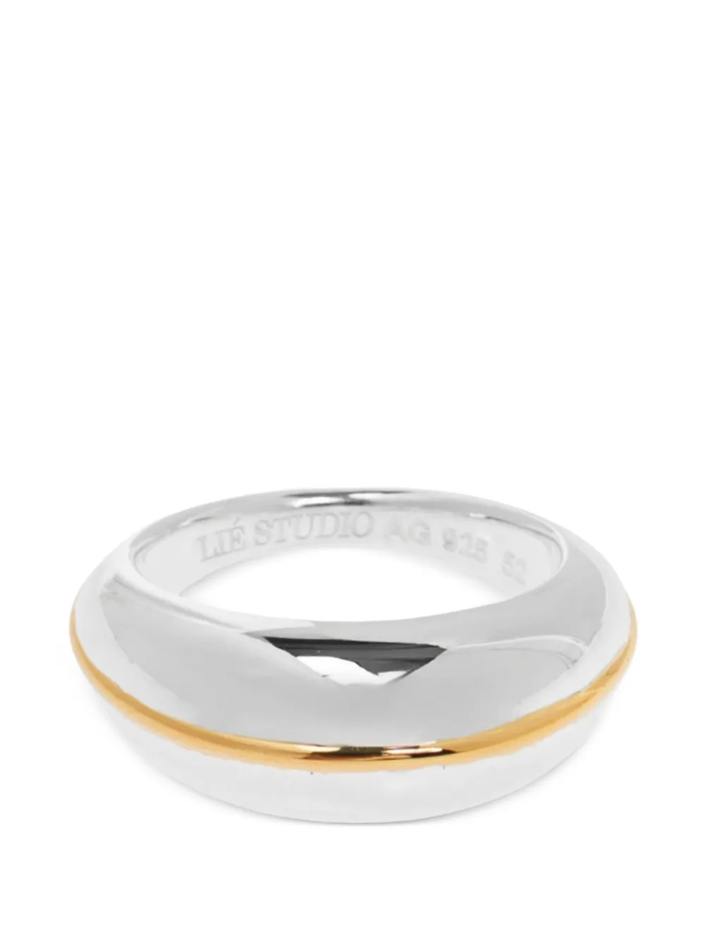 Lié Studio Jill Ring mit Paspelierung - Silber