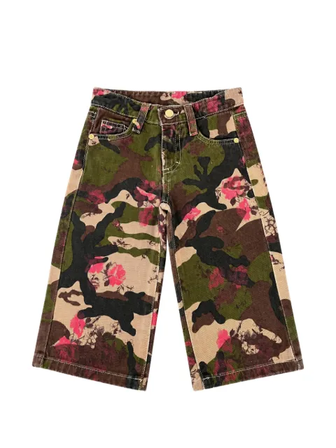 Miss Grant Kids jeans con estampado militar