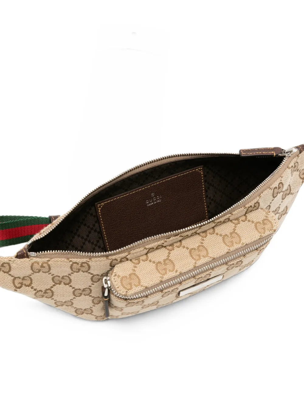 Gucci GG Supreme heuptas met Web-streep Beige