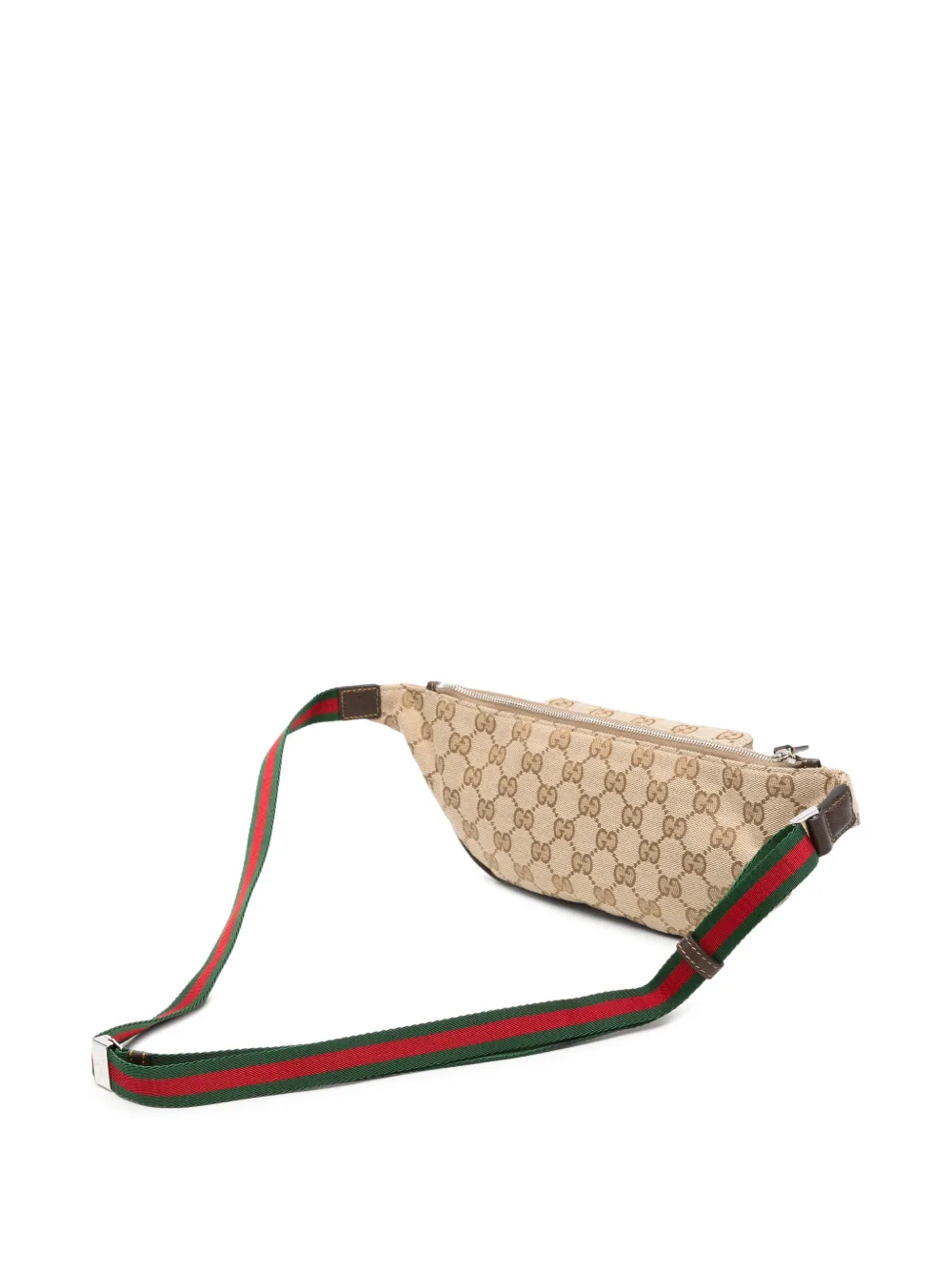 Gucci GG Supreme heuptas met Web-streep Beige