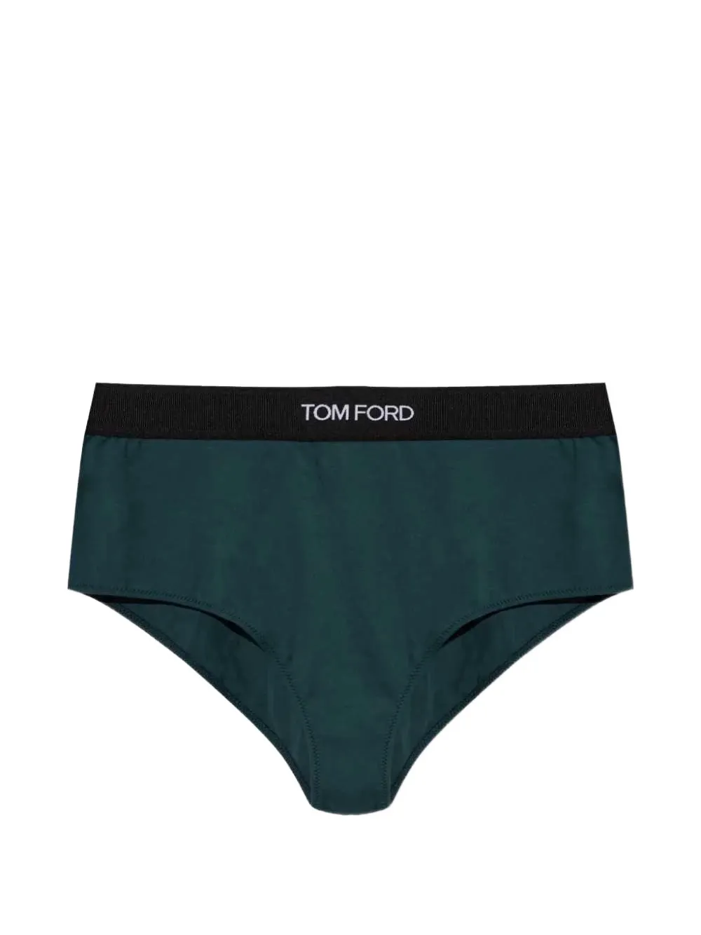TOM FORD signature logo-waistband briefs - Grün