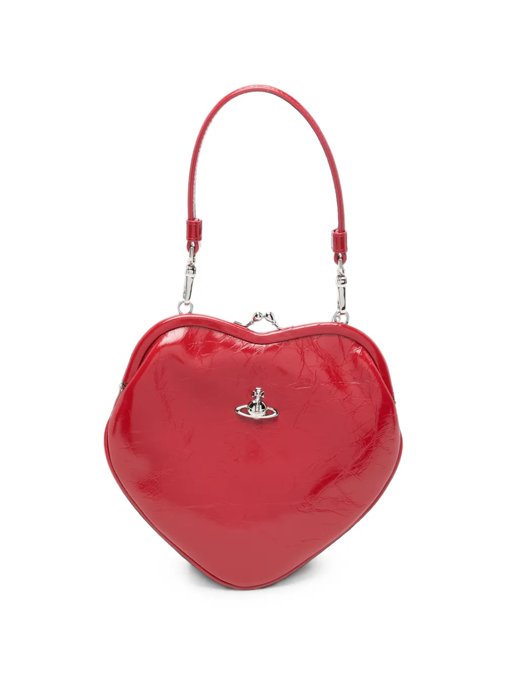 Vivienne Westwood Borsa Belle Heart mini - Rosso