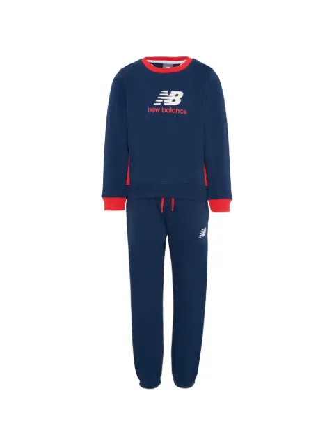 New Balance Kids logo-print tracksuit
