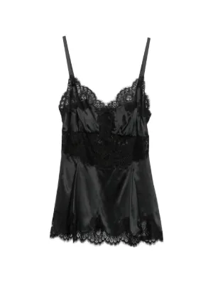Dolce & Gabbana レーストリム キャミソール | ブラック | FARFETCH JP