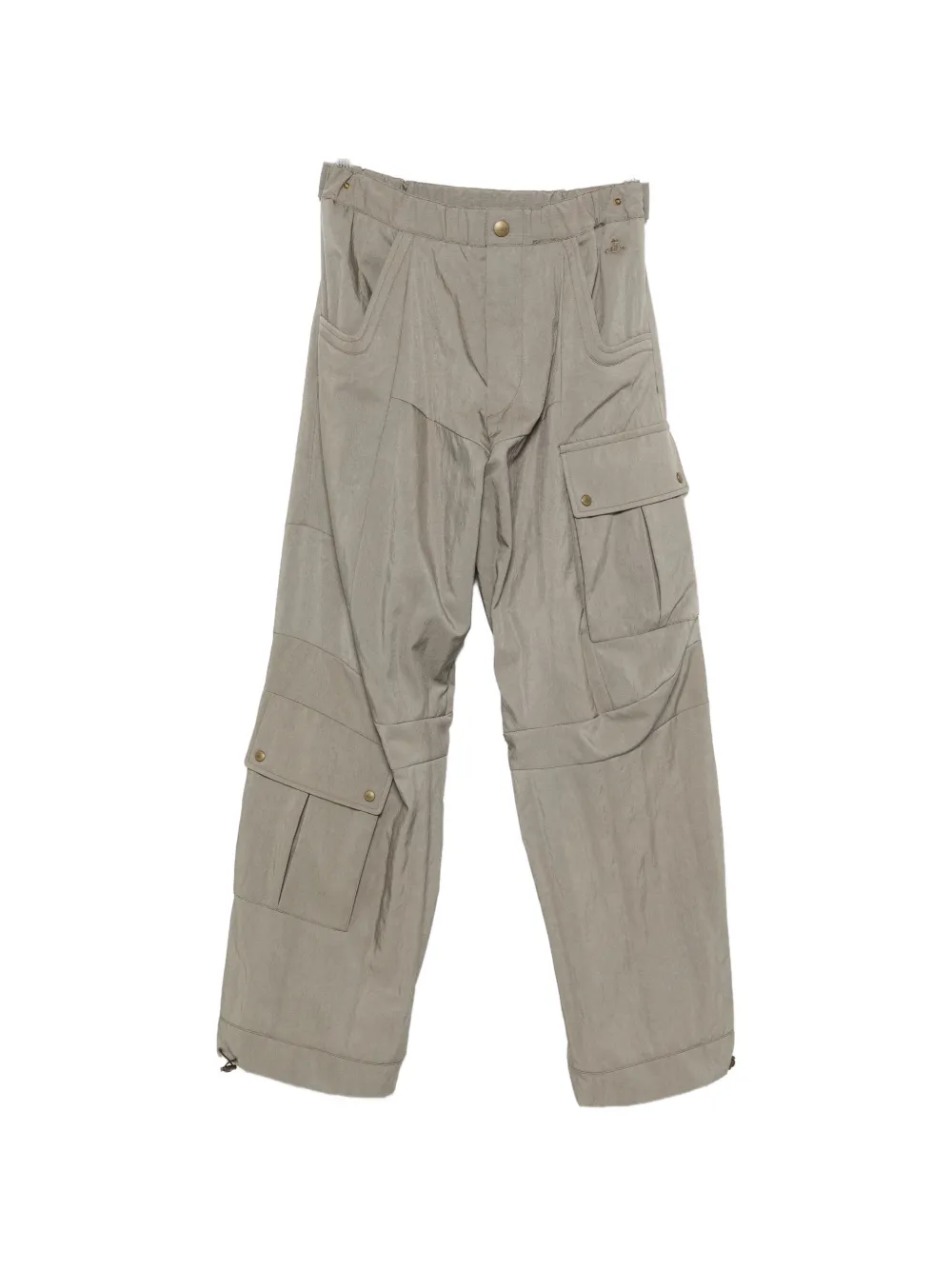 Vivienne Westwood Orb-embroidered cargo pants - Grigio