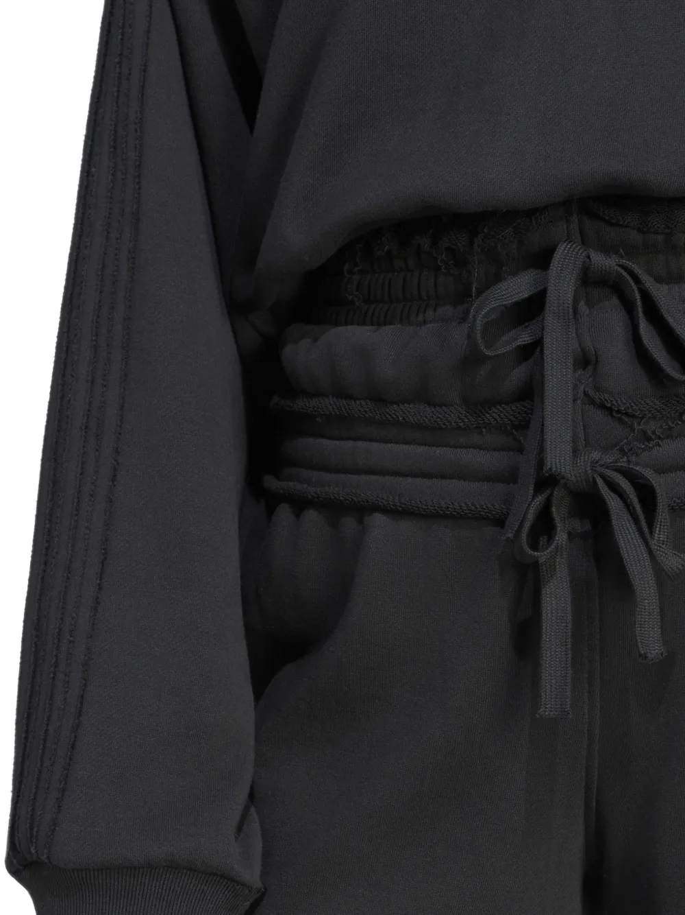adidas double-drawstring track pants Zwart